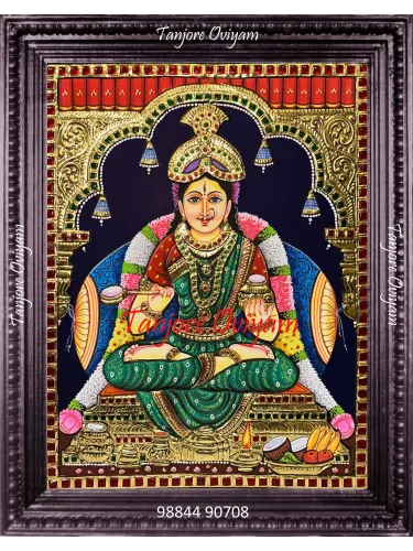 Tanjore Painting Of Annapoorni Devi
